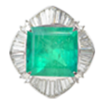 Emerald Diamond Ring