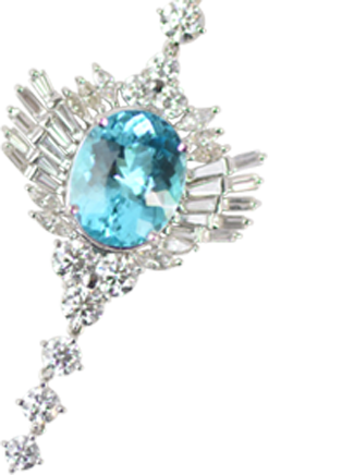 Platinum Brooch